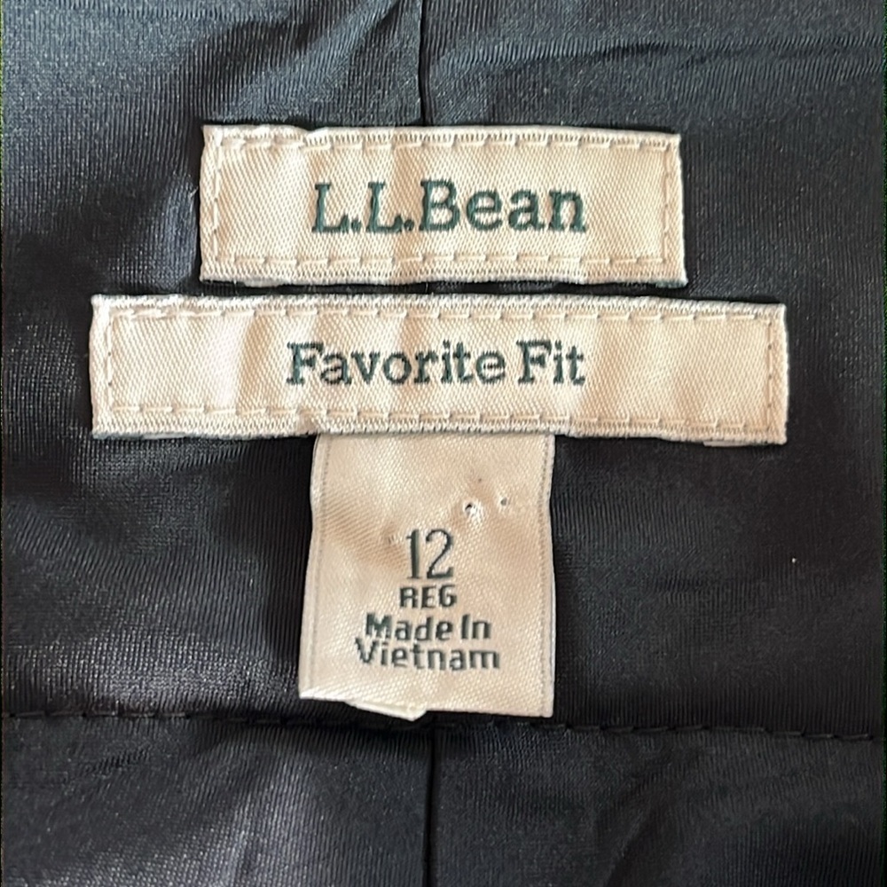 LL Bean Wool Plaid Midi Skirt Teal Navy Size 12 - Picture 7 of 10